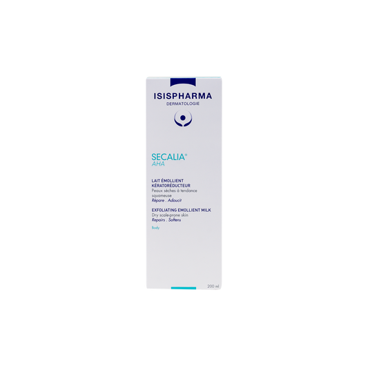 Isispharma Secalia Exfoliating Emollient Milk for Dry & Scale Prone Skin, 200ml - Makkah Pharmacy
