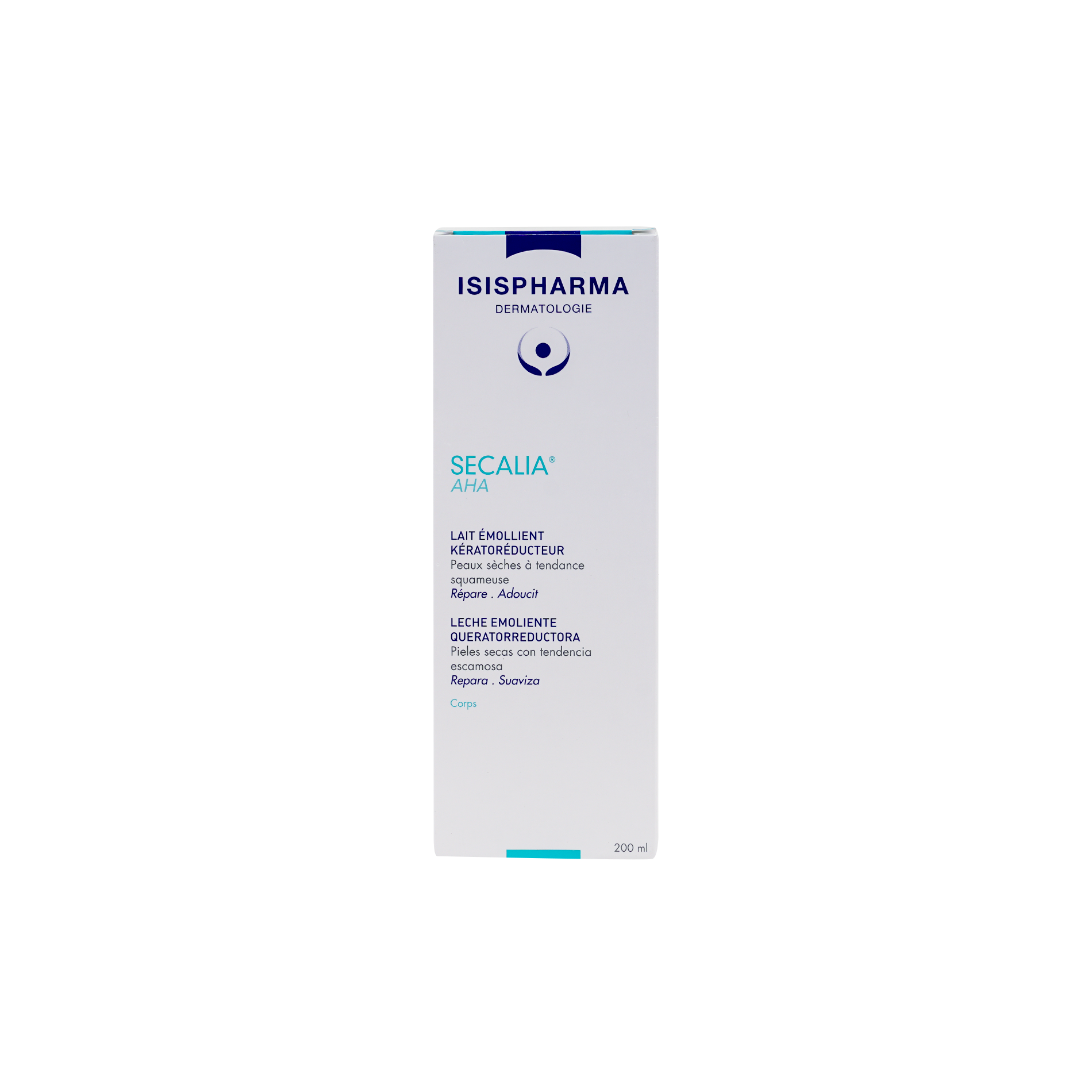Isispharma Secalia Exfoliating Emollient Milk for Dry & Scale Prone Skin, 200ml - Makkah Pharmacy