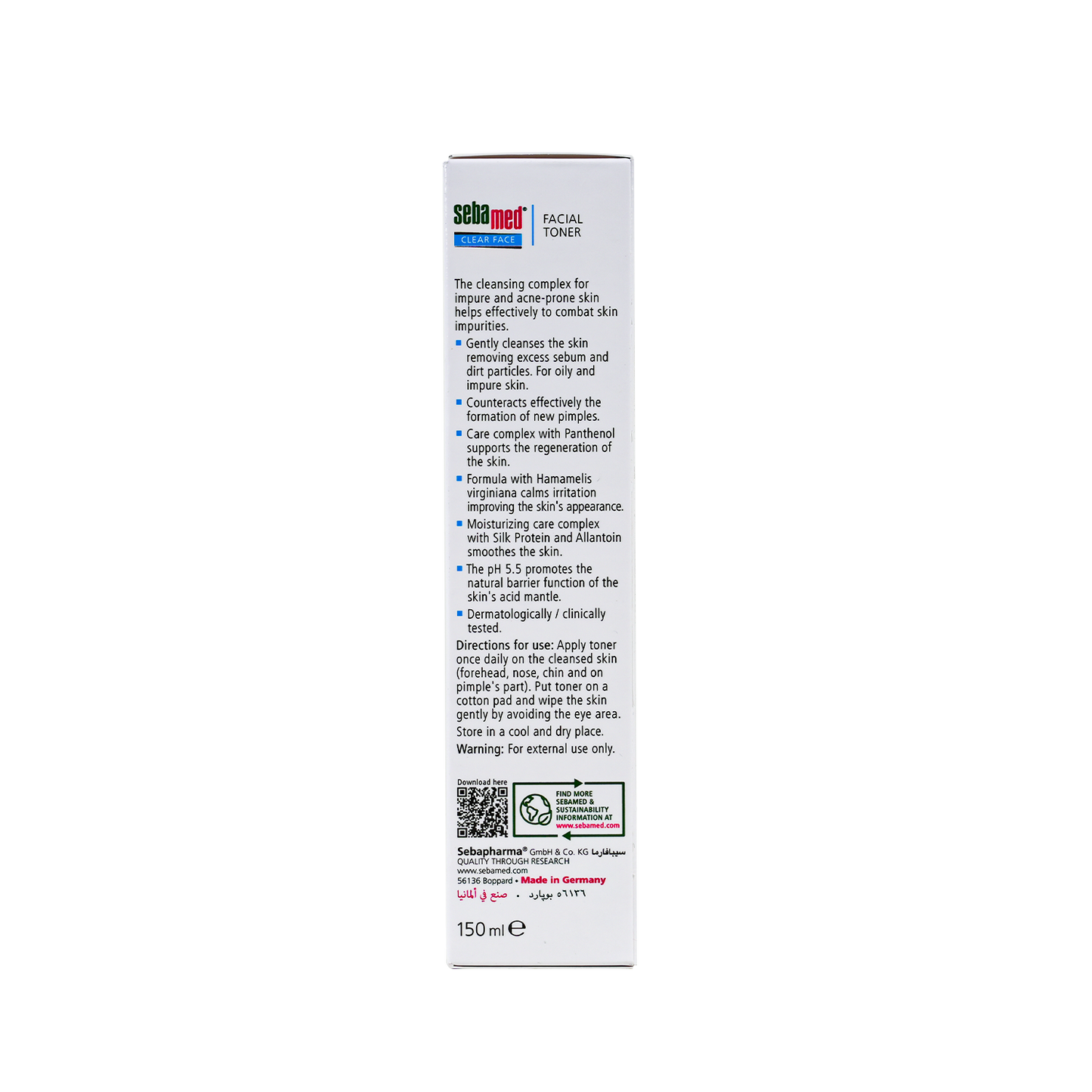 Sebamed Clearface Toner 150 ml - Makkah Pharmacy