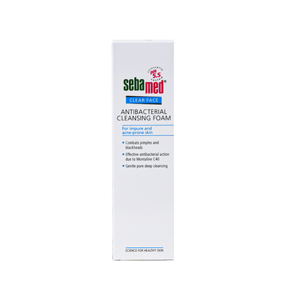Sebamed Clear Face Antibacterial Clenasing Foam, 150ml - Makkah Pharmacy