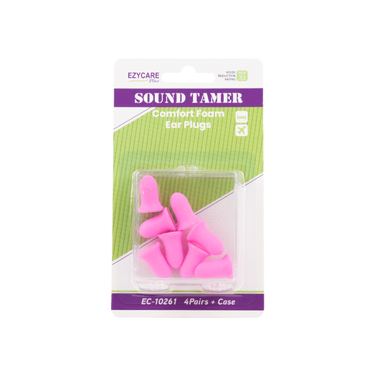 Ezycare Sound Tamer Comfort Foam Ear Plugs 8 Pieces - Makkah Pharmacy