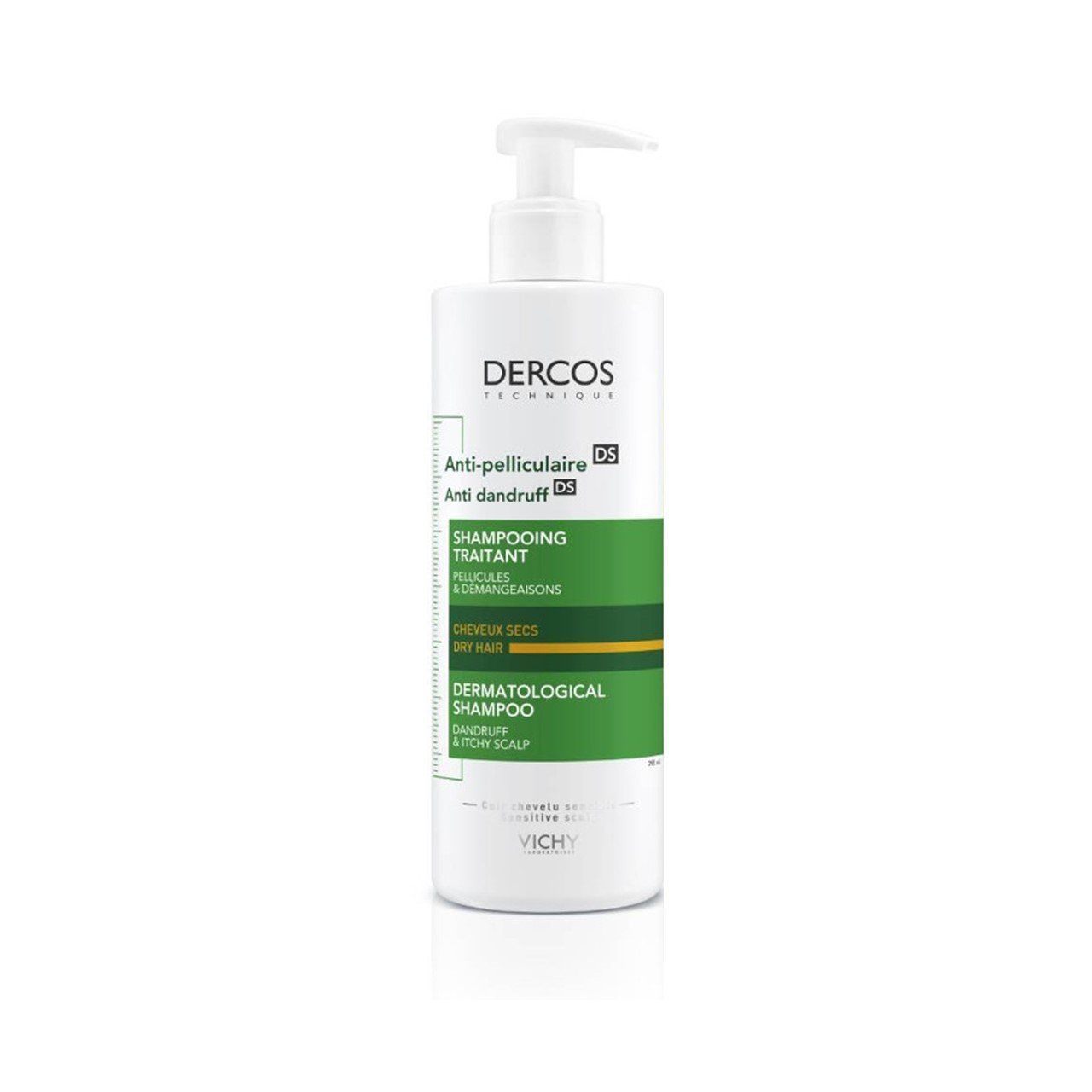 Vichy Dercos Anti Dandruff Shampoo for Dry hair 390ml - Makkah Pharmacy