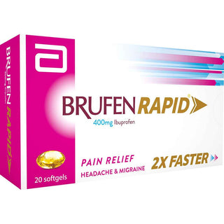 Brufen Rapid 400mg Softgels Capsules 20s