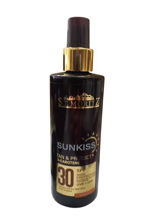 St.Moritz Sunkiss Tanning Oil, 250ml - Makkah Pharmacy