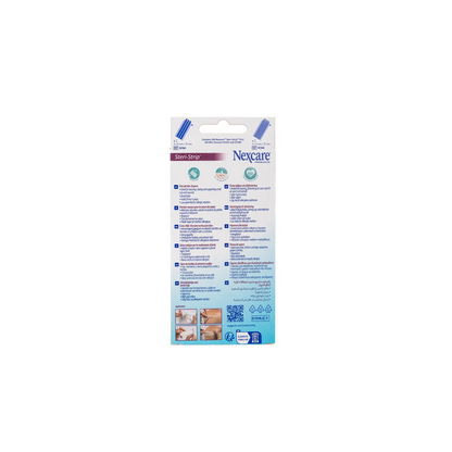 Nexcare Steri-Strips Hypoallergenic Wound Dressing Plasters, 8 Pieces - Makkah Pharmacy