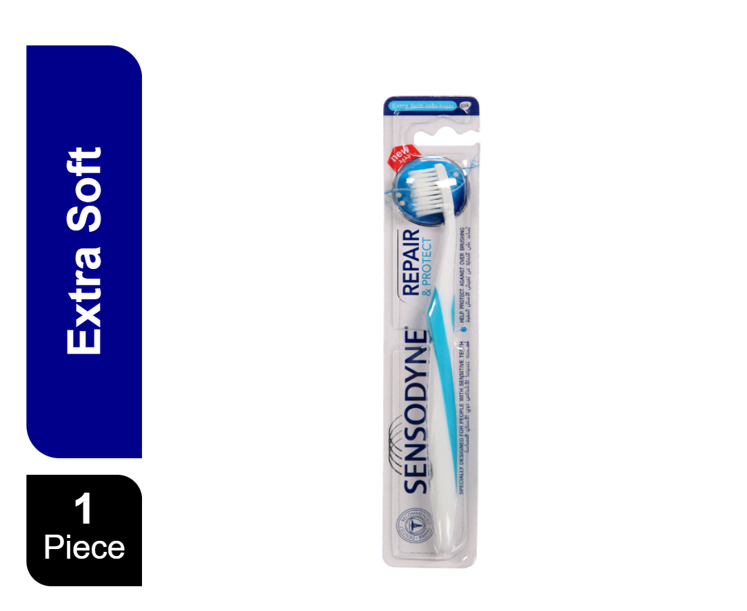 Sensodyne Repair and Protect Extra Soft Toothbrush, 1 Piece - Makkah Pharmacy