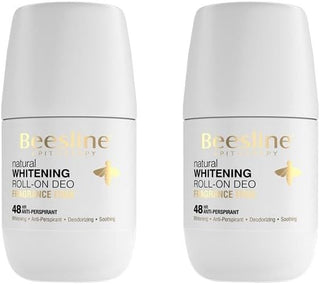 Beesline White Roll-On Deodarant, 2x50ml - Makkah Pharmacy