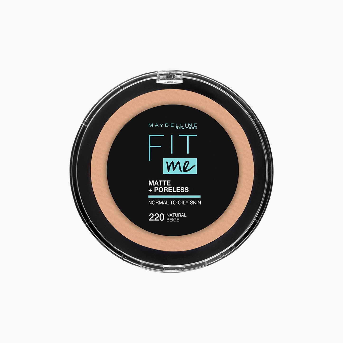 Maybelline Fit Me Matte + Poreless Compact Powder Normal & Oily Skin - 220 Natural Beige - Makkah Pharmacy
