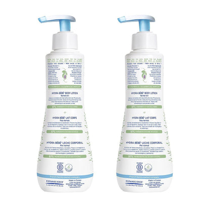 Mustela Hydra Bebe Mois Body Lotion, 2x300ml - Makkah Pharmacy