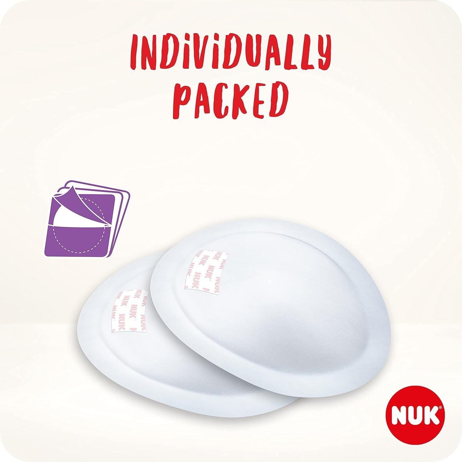Nuk Ultra Dry Comfort Liquid Retaining Breast  Pads 24   Pieces - Makkah Pharmacy