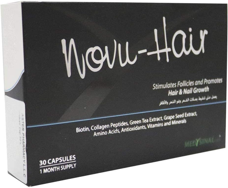 Novu-Hair Capsules, 30 Capsules - Makkah Pharmacy