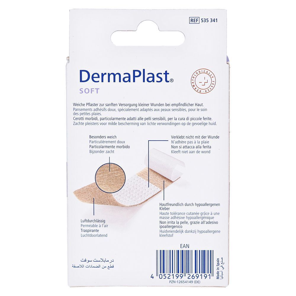 Dermaplast Soft Bandages, 20 Pieces - Makkah Pharmacy