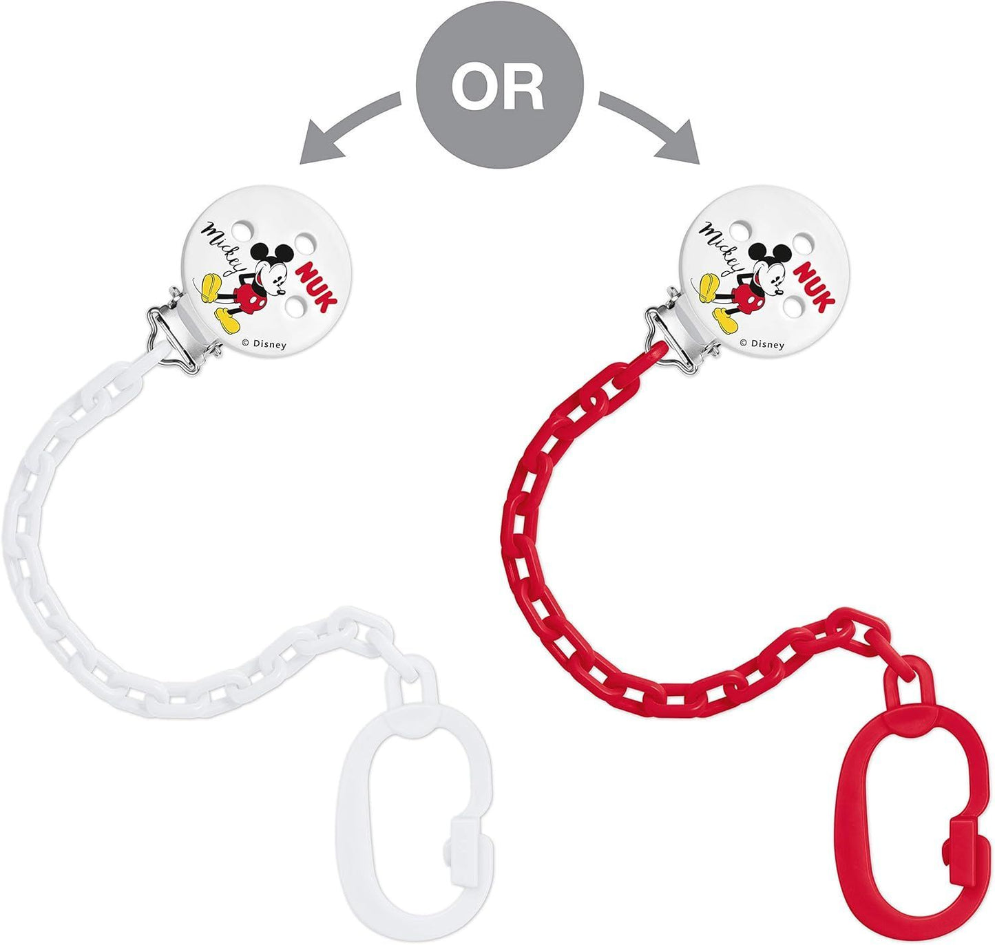 Nuk Micky Soother Chain - Makkah Pharmacy