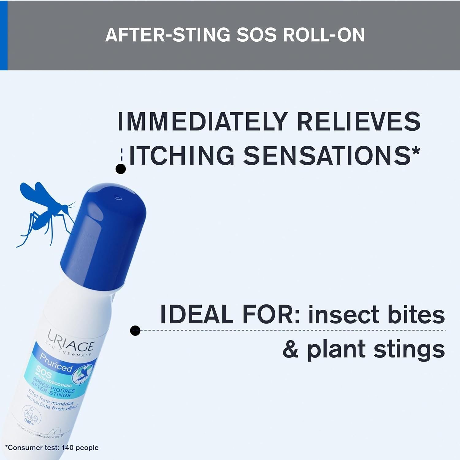 Uriage Pruriced Sos Soothing After Stings Roll On, 15ml - Makkah Pharmacy