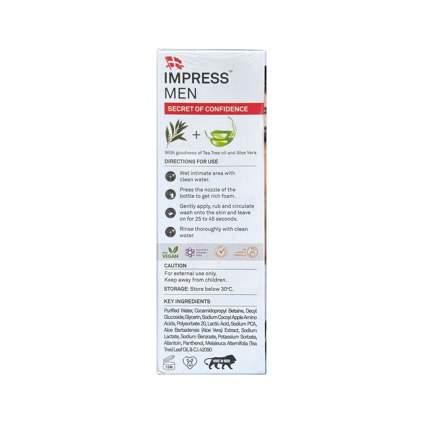 Impress Men Intimate Wash, 110ml - Makkah Pharmacy