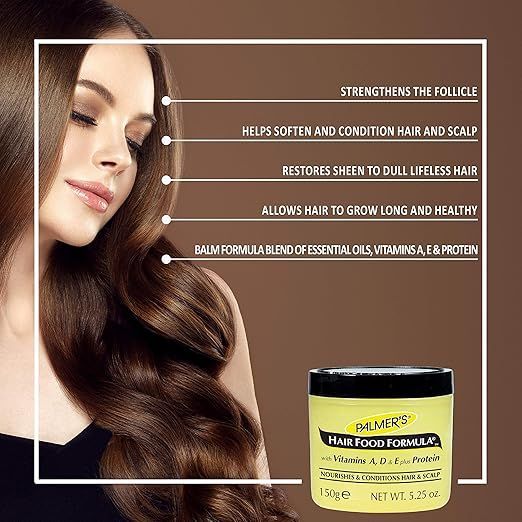 Palmers Hair Food Formula With Vitamins .A, D & E 250 g - Makkah Pharmacy