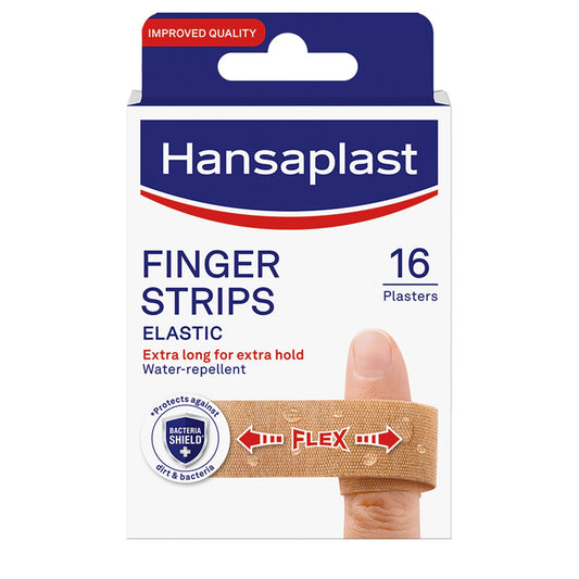 Hansaplast Elastic Finger Strips, 16 Pieces - Makkah Pharmacy