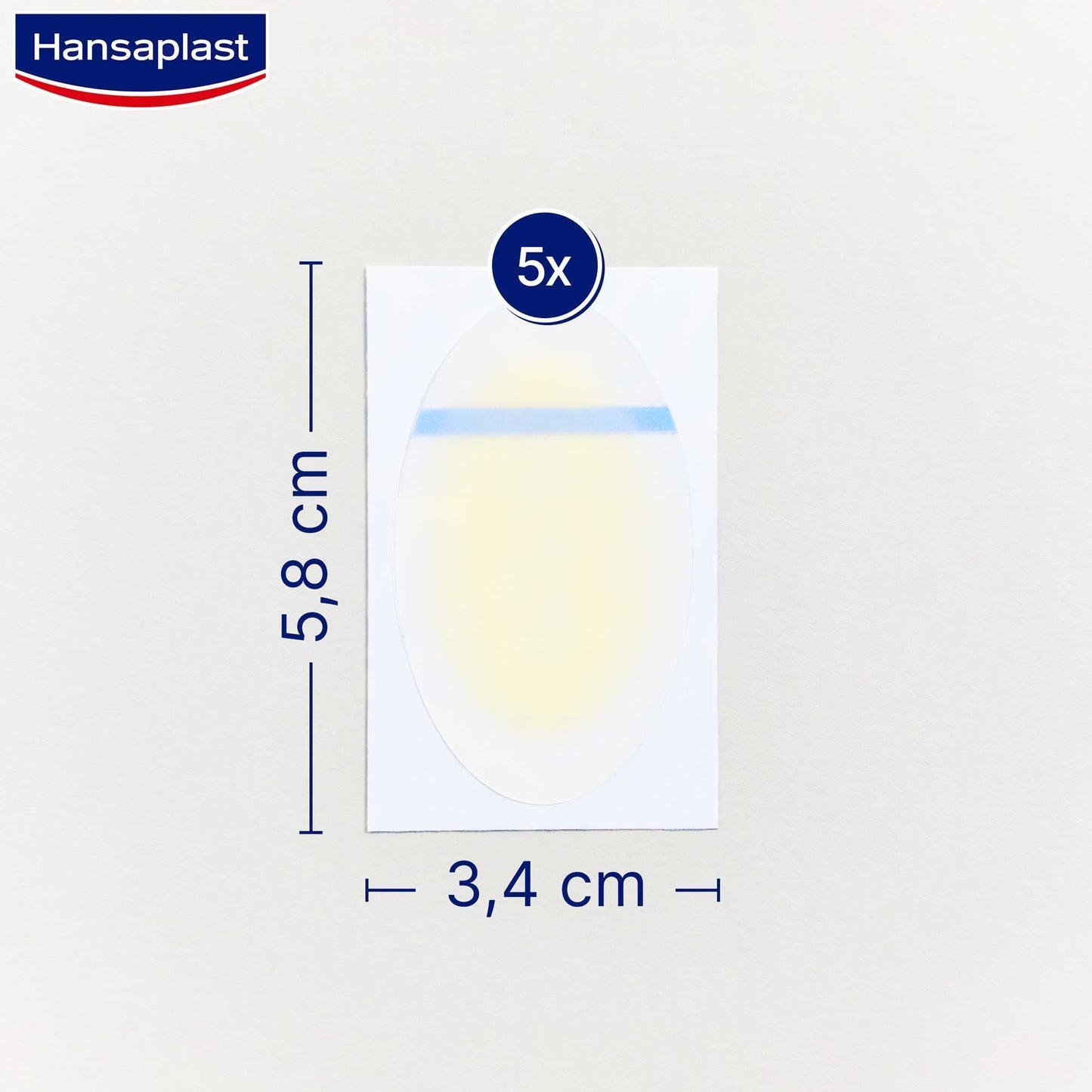 Hansaplast Blister Plaster Large, 5 Pieces - Makkah Pharmacy