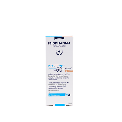 Isispharma Neotone Tinted Facial Sunscreen with Minerals SPF50+ Medium, 30ml - Makkah Pharmacy