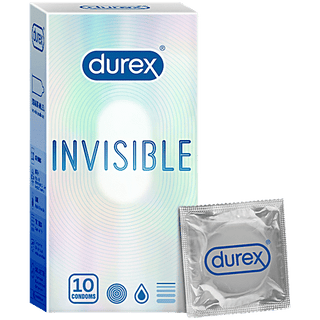 Durex Invisible Ultra Thin Condoms, 10 Pieces - Makkah Pharmacy
