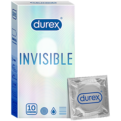 Durex Invisible Ultra Thin Condoms, 10 Pieces - Makkah Pharmacy