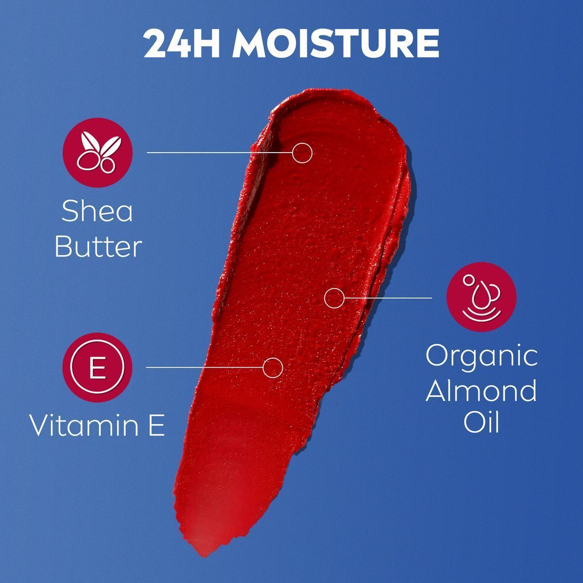 Labello Caring Beauty SPF 30 Lip & Cheek Balm - Red, 4.8g - Makkah Pharmacy