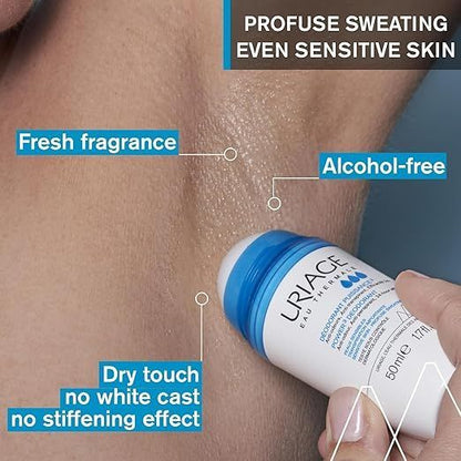 Uriage Eau Thermale Hypoallergenic Power 3 Antiperspirant Deodorant For Sensitive Skin 50 Ml - Makkah Pharmacy