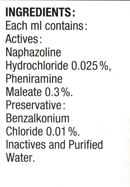 Naphcon -A Sterile Ophthalmic Solution 15 ml