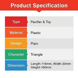 Pigeon Triangle Cooling Water Teether 1 pc