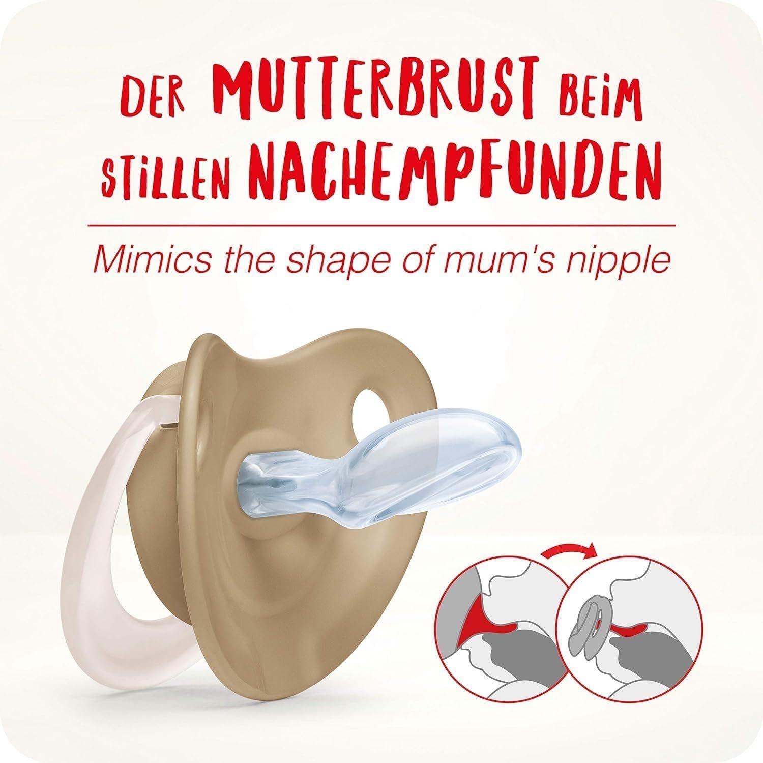 Nuk Disney Smoother Silicon 6-18 Months Nipple, 2 Pieces - Makkah Pharmacy