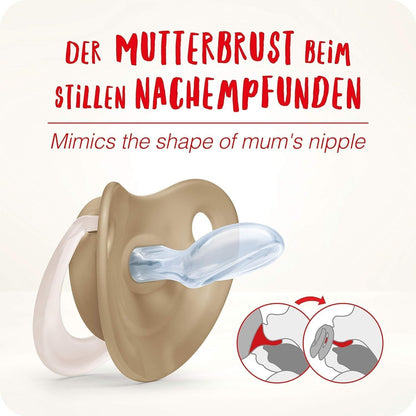 Nuk Disney Smoother Silicon 6-18 Months Nipple, 2 Pieces - Makkah Pharmacy