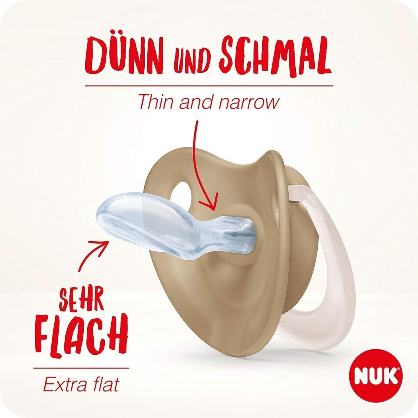 Nuk Disney Smoother Silicon 6-18 Months Nipple, 2 Pieces - Makkah Pharmacy