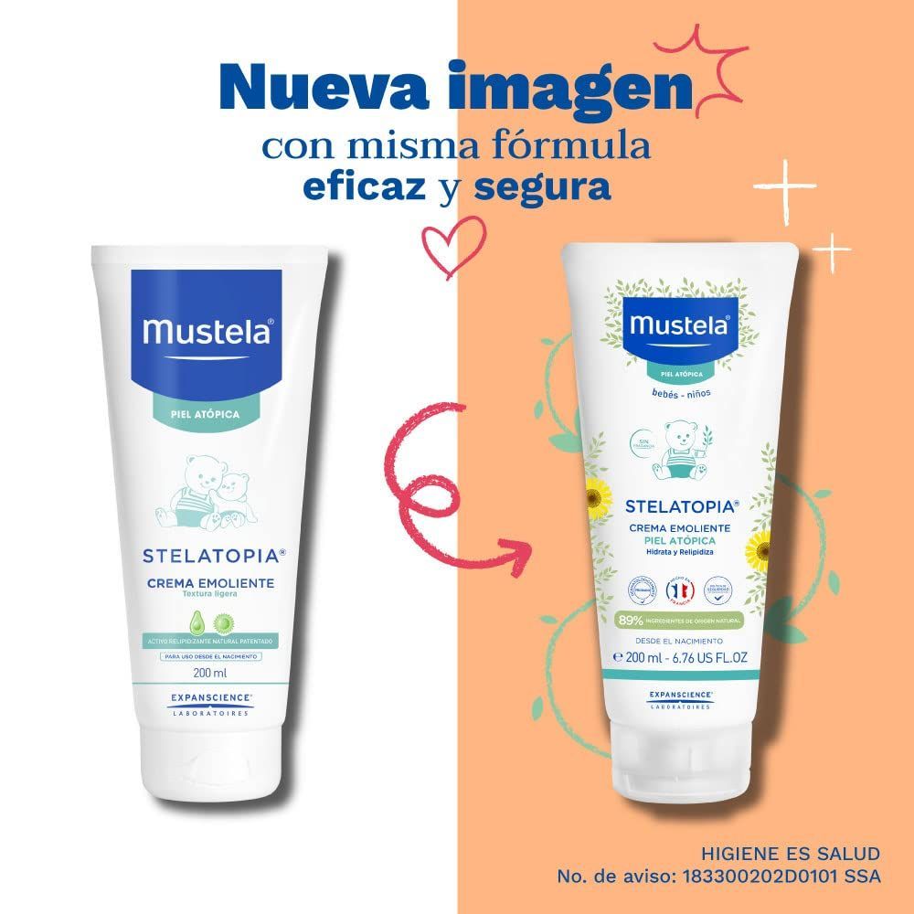 Mustela Stelatopia Emollient Cream 200 ML - Makkah Pharmacy