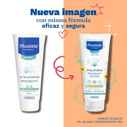 Mustela Stelatopia Emollient Cream 200 ML - Makkah Pharmacy