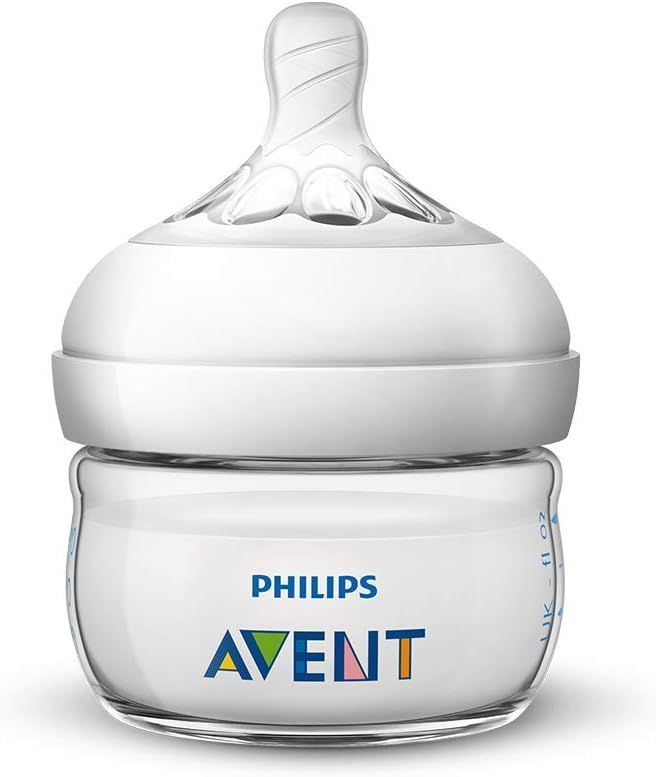 Philips Avent Natural 60ml Slow Flow Feeding Bottle (0+ Months), 1 Piece - Makkah Pharmacy