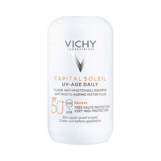 Vichy Capital Soleil UV - Age Anti Ageing Sunscreen SPF 50+ with Niacinamide, 40ml - Makkah Pharmacy