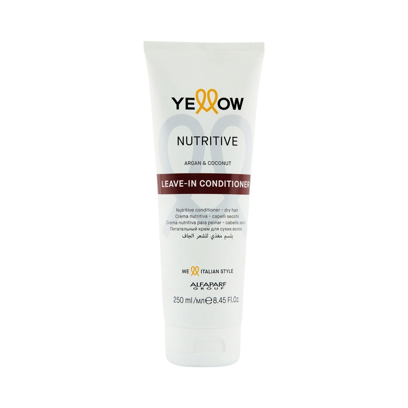 Yellow Nutritive Argan & Coconut Leave-In Conditioner, 250ml - Makkah Pharmacy