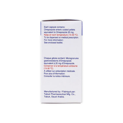Omiz 20mg Omeprazole, 14 Capsules