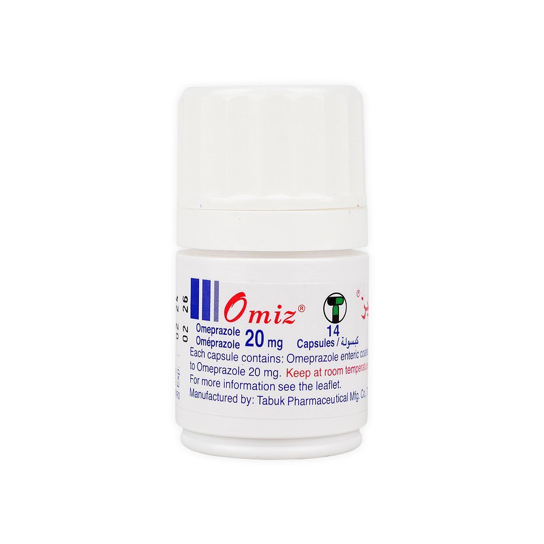 Omiz 20mg Omeprazole, 14 Capsules