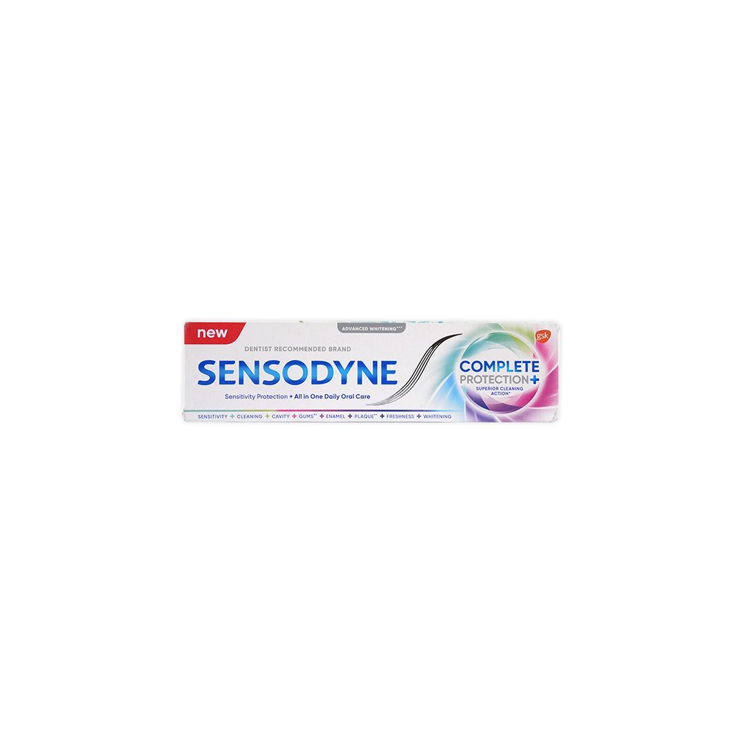 Sensodyne Complete Protection Plus Whitening Toothpaste, 75ml - Makkah Pharmacy