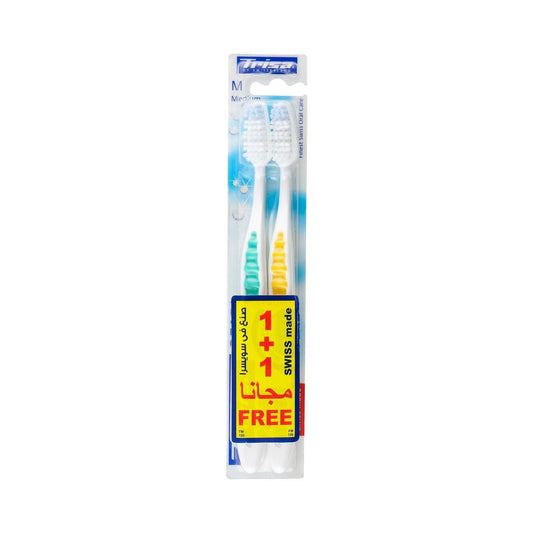 Trisa Pearl White Medium Toothbrush Medx - Makkah Pharmacy