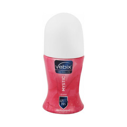Vebix Mystic Roll-on Deodorant for Women, 50ml - Makkah Pharmacy