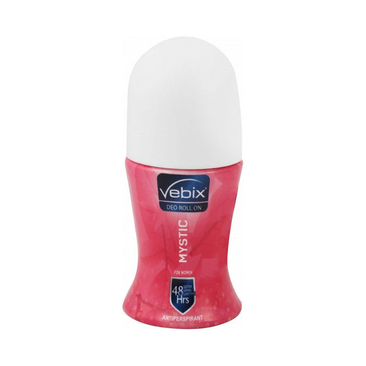 Vebix Mystic Roll-on Deodorant for Women, 50ml - Makkah Pharmacy