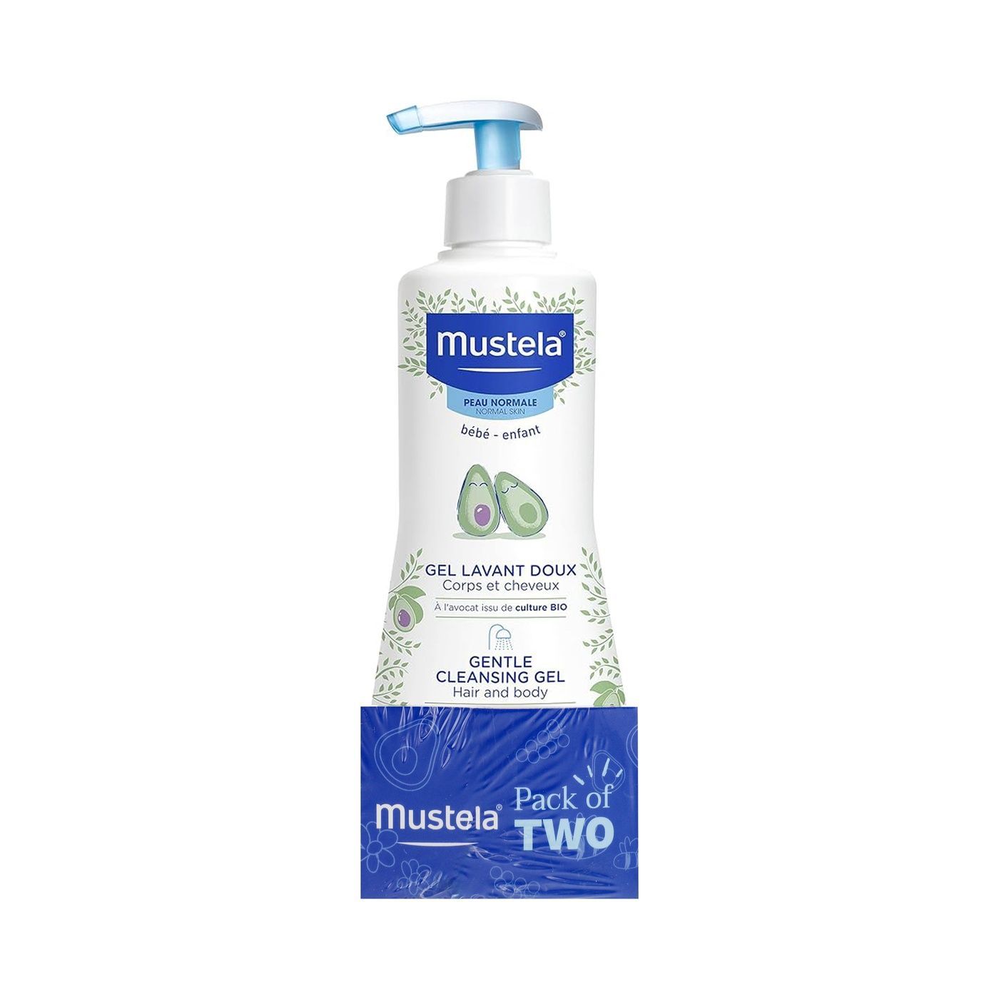 Mustela Gentle Cleansing Gel, 2x500ml - Makkah Pharmacy