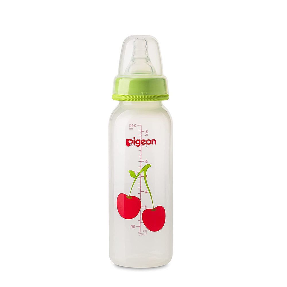 Pigeon Fruit Print Decorated Bottle 240 ml