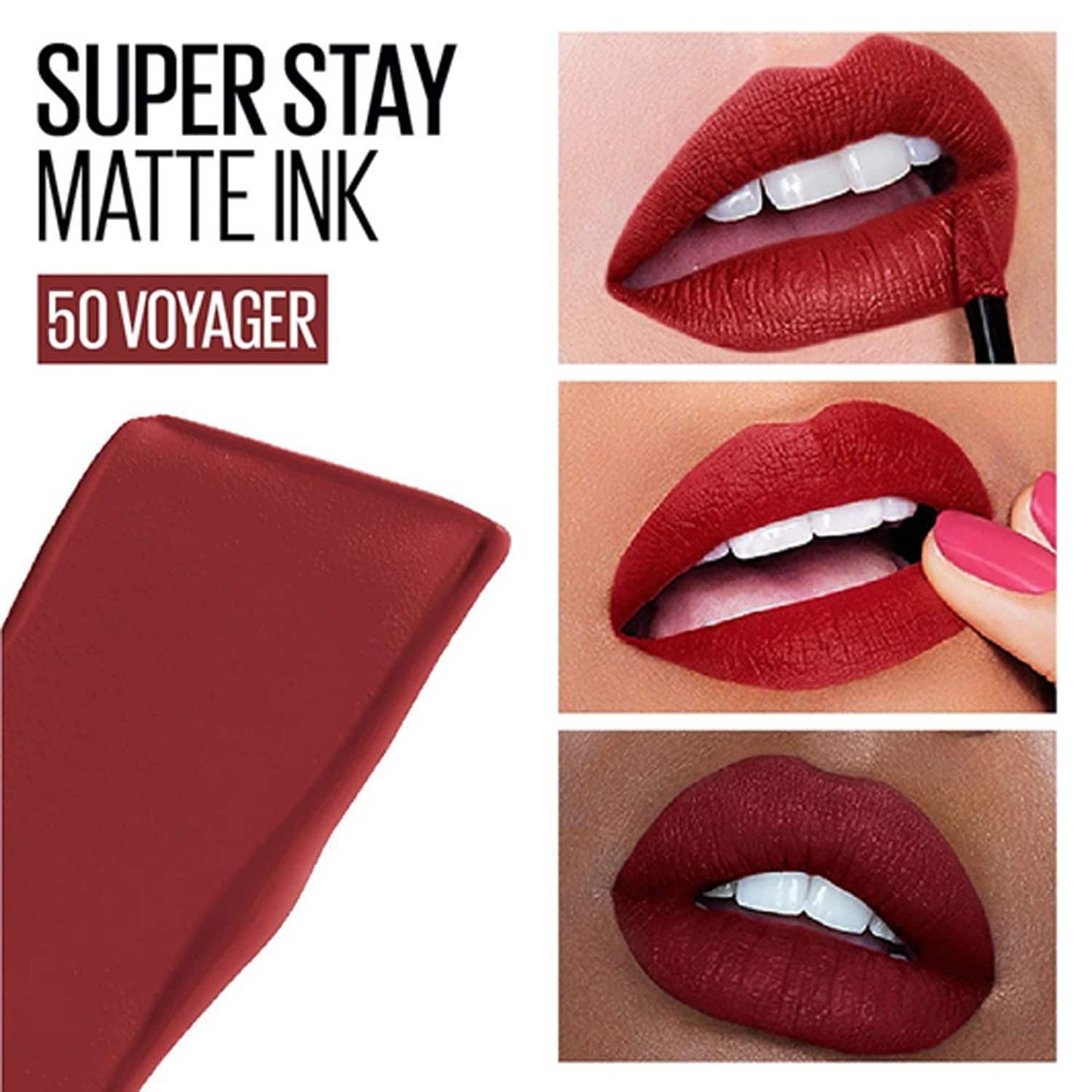 Maybelline Super Stay Matte Ink Liquid Lipstick Voyager 50, 1 Piece - Makkah Pharmacy