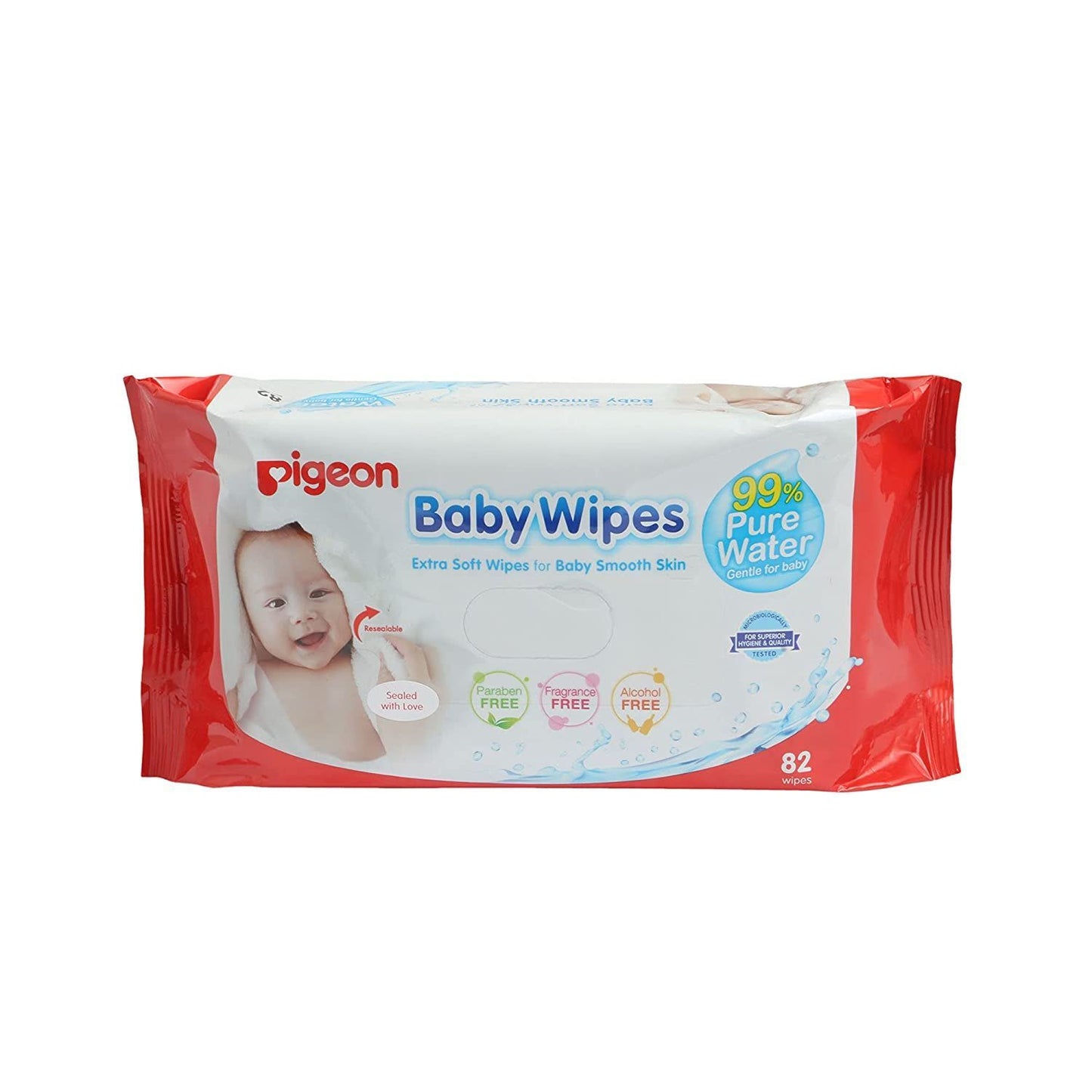 Pigeon Baby Wipes, 82 wipes - Makkah Pharmacy
