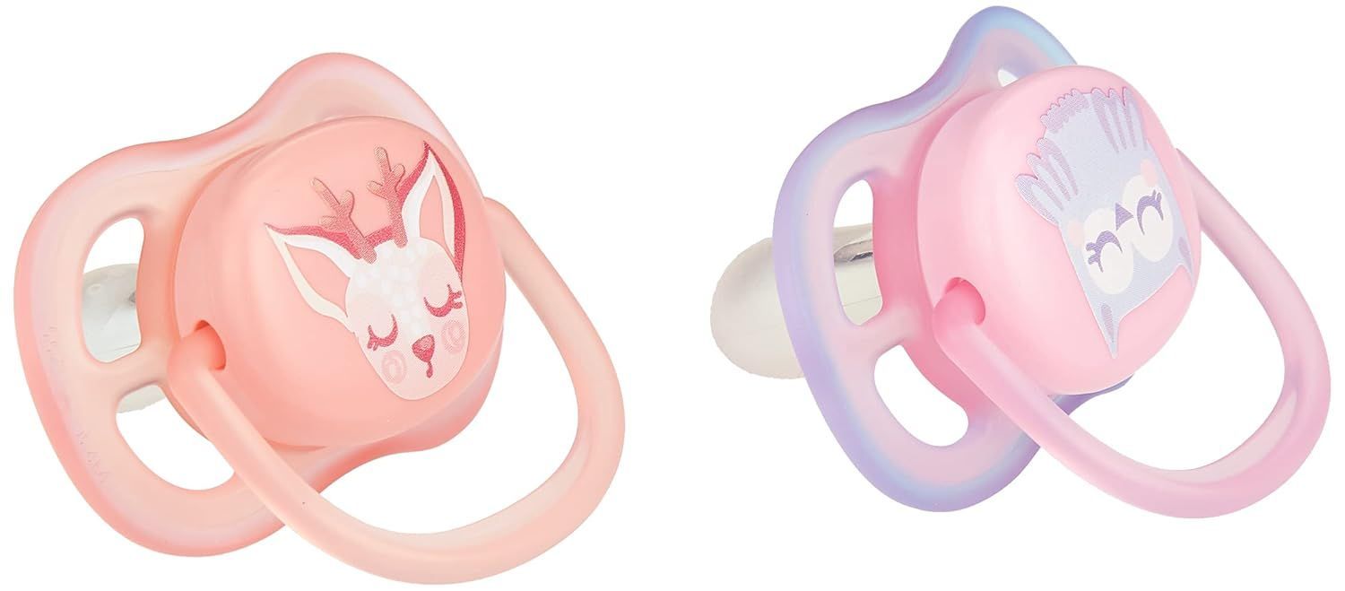 Philips Avent Ultra Air Pink & Purple Orthodonthic Soothers (0-6 Months), 2 Pieces - Makkah Pharmacy