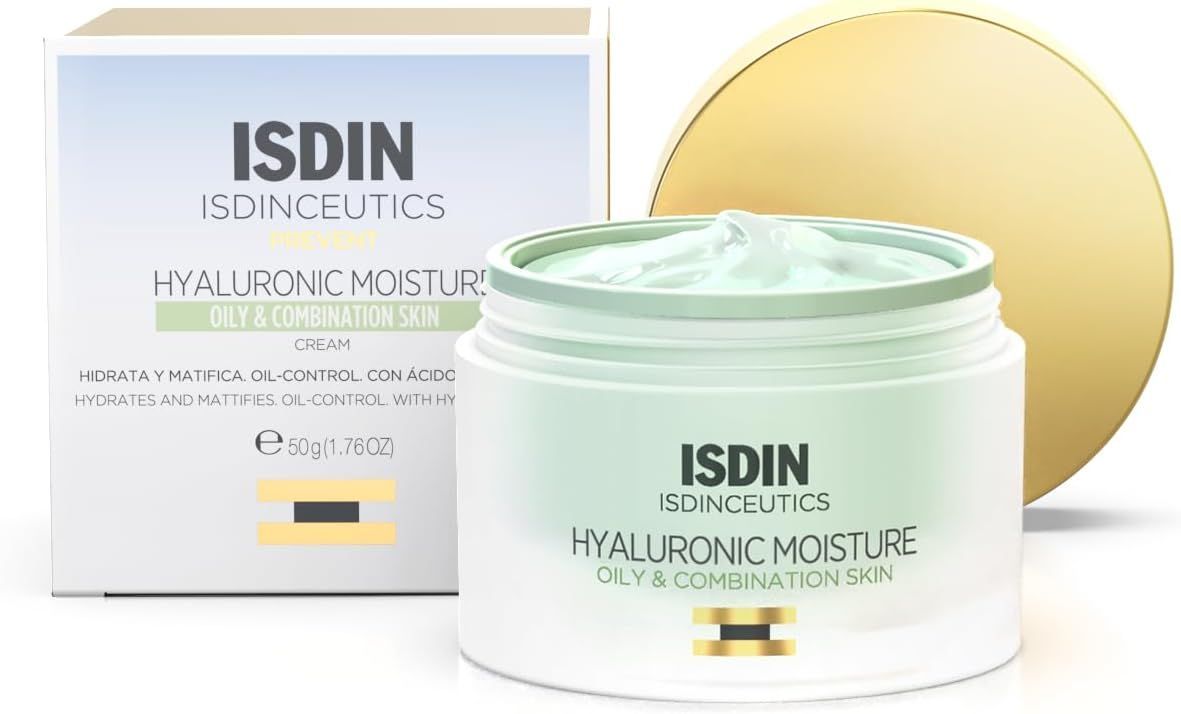Isdin Isdinceutics Prevent Hydrating, Mattifying & Oil Control Face Cream with Hyaluronic Acid for Oily & Combination Skin, 50g - Makkah Pharmacy