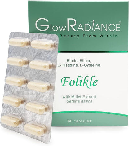 Glow Radiance Folikle Capsules 60 Pieces - Makkah Pharmacy
